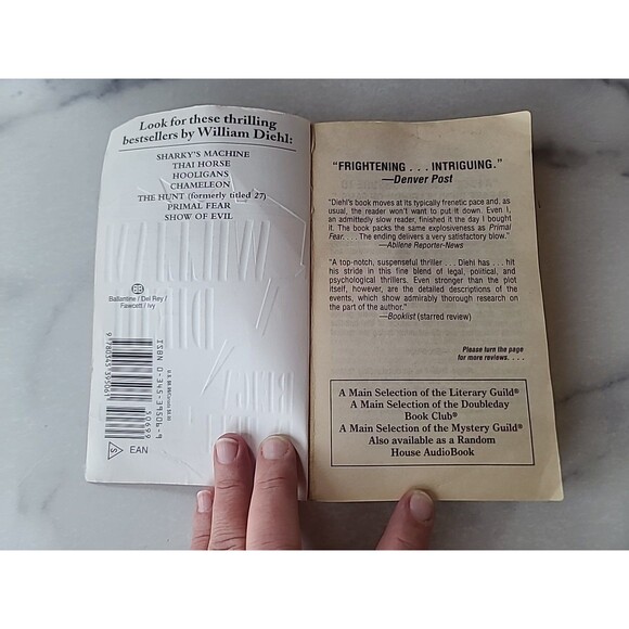 Reign in Hell by William Diehl (1998, Mass Market) - Picture 2 of 10